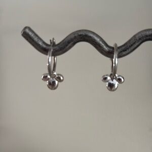 Disney Silver Mickey Mouse Earrings